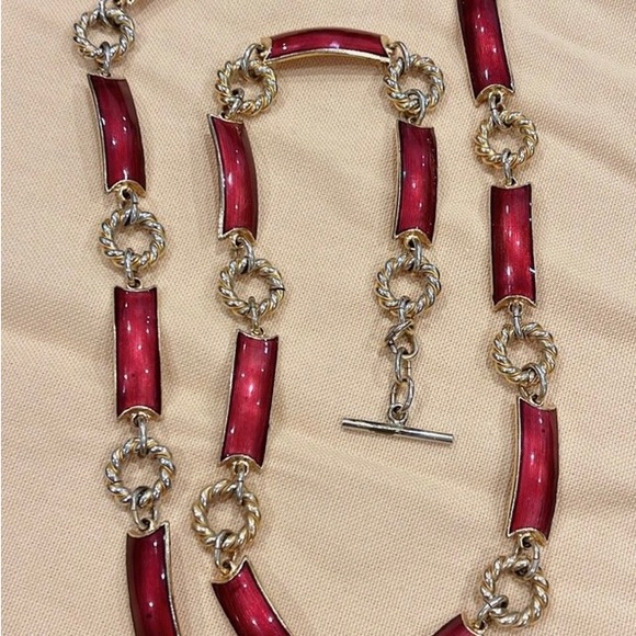 Gucci Vintage Enamel Chain Belt - Picture 2 of 5